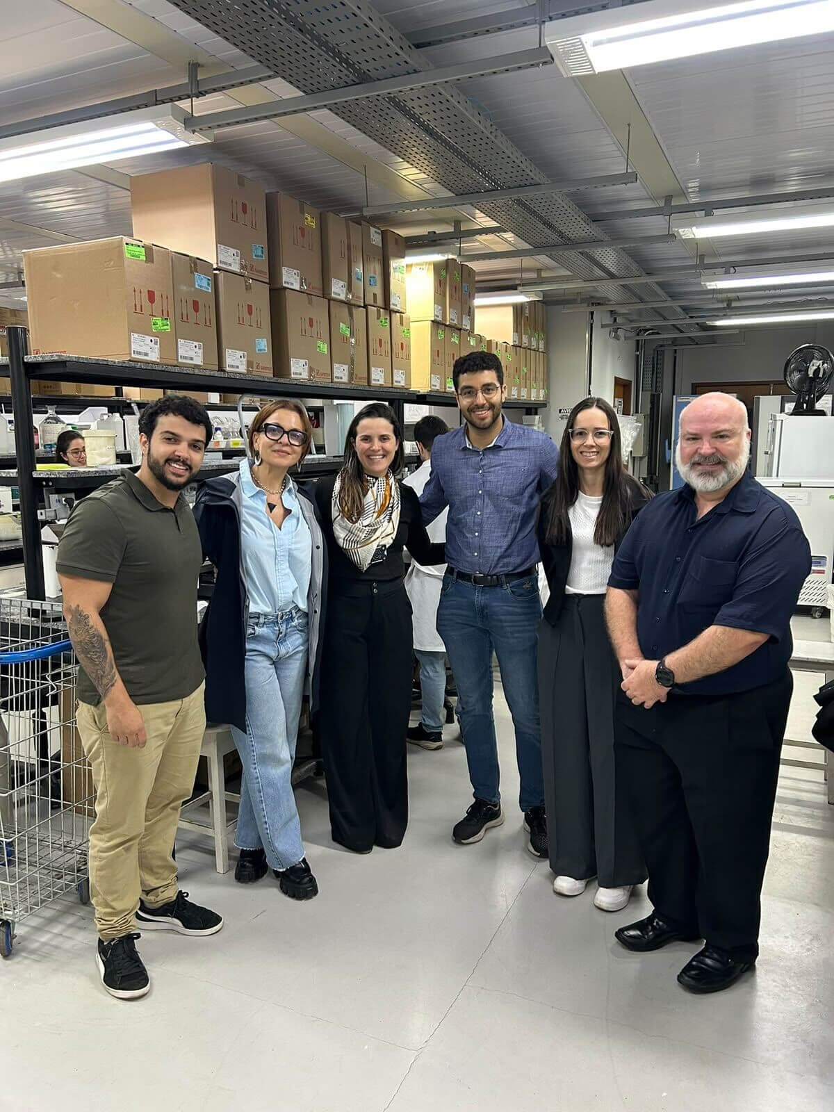 Aether Global Pharma team visiting UE FarmaVax